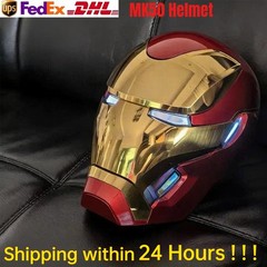 Friday Iron Man MK50 Helmet 1/1 Wearable COS Remote Touch Voice Control Gift NEW