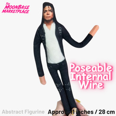 Michael Jackson Plush Doll Cosplay Stuffed Figure Collectible Room Decor Gift