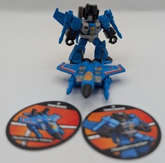 COMBO Blokees Transformers Defender Vsn 1 Thundercracker /Veh Mode Vsn 3 Skywarp