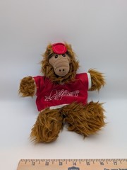 Vintage 1988 ALF Orbiters Baseball Team Plush Hand Puppet Doll Burger King
