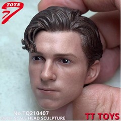 TTTOYS 1/6 Head Sculpt Spider-Man Tom Holland Fit 12inch Male PH TBL Figure doll
