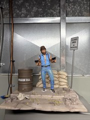 Chuck Norris Invasion USA 7-Inch Matt Hunter Figure With Diorama