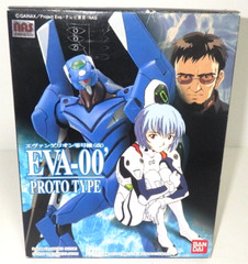 Bandai Evangelion EVA-00 PROTO TYPE Rei Ayanami Blue Vintage & Rare from Japan