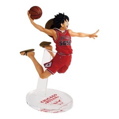 P-Bandai ONE PIECE x NBA MASTER STARS PIECE THE MONKEY.D.LUFFY CHICAGO BULLS FIG