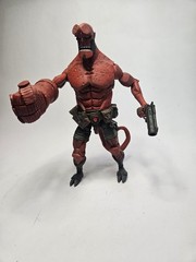 2005 Mezco Hellboy Comic Action Figure Loose Open Mouth Variant