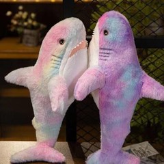 1pc.45/60cm Cute Colorful Shark Plush Toy Soft Stuffed Speelgoed Animal
