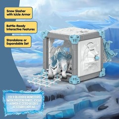 Kids 7+ Eldrador Snow Slasher Playset 48Pc Action Figure for Imaginative Play