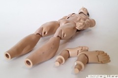 12″ Ray Stantz male body figure Ghostbusters 1 movie Mattel 1/6 actor Dan Akroyd