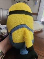 Despicable Me Minion Stuart Large Goggle Plush Stuffed Toy No Tags!