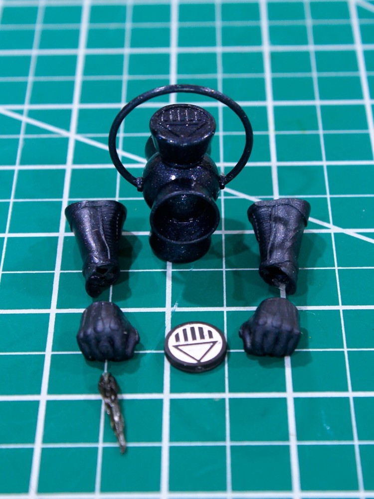 Custom Black Lantern Corps kit for 1:10 Scale Figure Mcfarlane Hal Jordan Hand