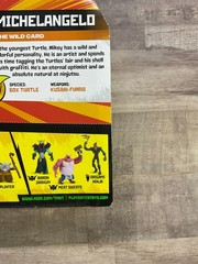 Rise Of The Teenage Mutant Ninja Turtles Michelangelo Wild Card Figure B1