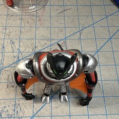 Ben 10 Moth Alien Action Figure Plastic Red Silver Black Orange