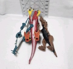 Dinosaur Plastic Figures Realistic 3 toy lot T-Rex Stagosaurus Spinosaurus