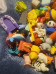 Huge Lot Of Small Eraser Like Figures
