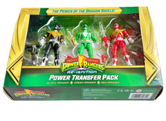 Mighty Morphin Power Rangers Re-Ignition Power Transfer 3 Pack | Black Green Red