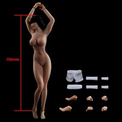 TBLeague PHMB2018-T01B 1/12 Female Super Seamless Flexible Body 6″ Action Figure