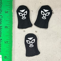 BW-SH-MSK: 1/12 fabric Shocker Mask (Set of 3) for 6″ ~ 7″ action figures