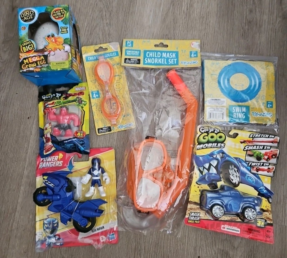 Lot Of Toys ~ Boys Box Set ~ Boys Swimming Gift ~ Age 4 And Up