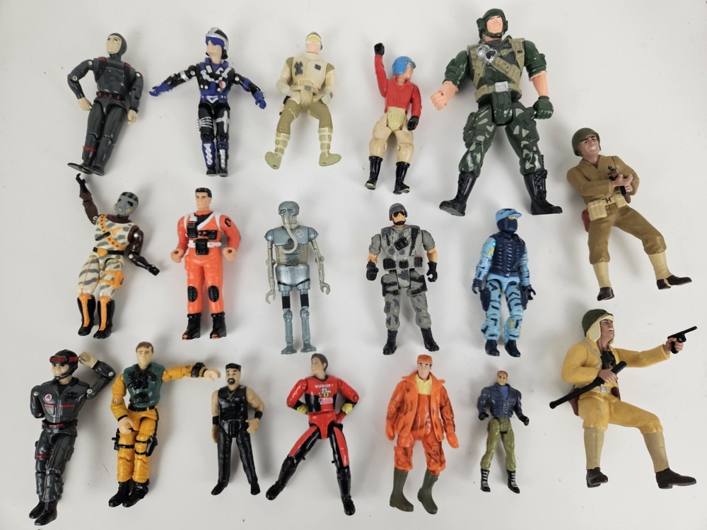 Vintage Lot 1990’s Collectible Military Action Figures Star Wars, G.I. Joe Etc.