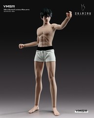 YM YM511M 1/6 Male Bodybuilding Action Figure Body 12in Muscle Soldier Model Toy
