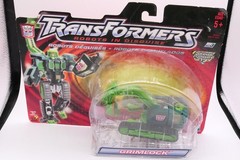TRANSFORMERS Robots In Disguise 2001 Hasbro GRIMLOCK EXCAVATOR SEALED Card