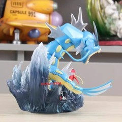 Red Gyarados Anger Anime Game Figure Statue Toy 20cm Box New Zction Gift Toy