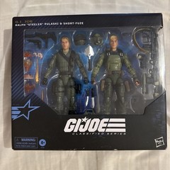GI JOE CLASSIFIED SERIES SET OF 3 STEELER+ SHORT FUZE,TWILIGHT+STEEL CORP, DIVER