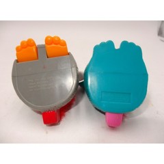 Vintage McDonalds Furby Tiger Electronics 1998 Happy Meal Toys Grey Teal Set 2