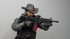 1:12 custom painted Arthur Morgan, Red Dead Redemption, Cowboy head sculpt