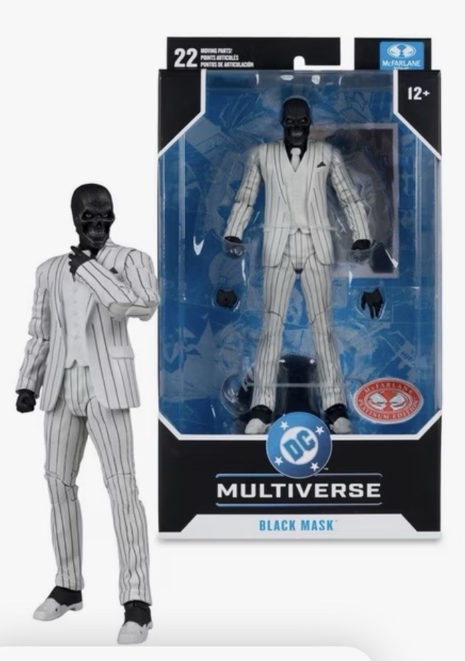 McFarlane Black Mask (DC Classic) Red Platinum Action Figure Pre-Sale