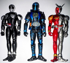 Lot of 3 Assorted Multicolor Action Figures Set – 6 in Tall – Missing Pieces