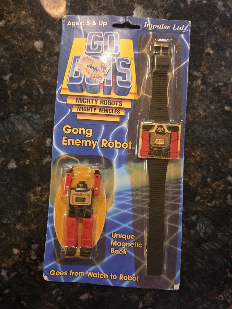 Vintage 1984 Go Bots “Gong” Robot Watch Factory Sealed New
