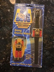 Vintage 1984 Go Bots “Gong” Robot Watch Factory Sealed New