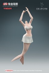 YM YM509 1/6 Female Mermaid Body Soldier Action Figure 12in Seamless Model Toy