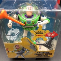 1999 Mattel Pixar Toy Story 2 Thunder Punch Buzz Action Figure NEW