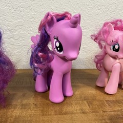 My Little Pony Figure Lot Of 15 Ponies Various Sizes Hasbro