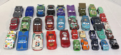 Disney Pixar Cars Huge Lot Of 33 Die-Cast Metal Plastic 1:43 1:55 Scale *Read*