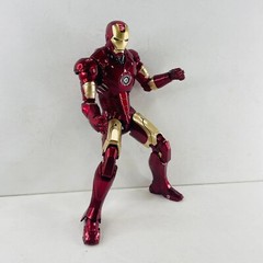Marvel Avengers Iron Man Mark 3 MK3 Ironman Toy LED Light Action Figure Model