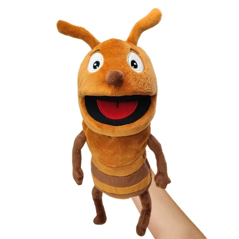 Insect Plush Hand Puppet Storytelling Bee Ladybird Butterfly Soft Stuffed Plush