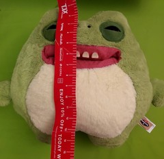 Huge Fuggler Chunky Fuggs 15″ Frog Monster Squishy Plush Funny Tooth Ugly Zulu