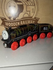 HIRO ! THOMAS FRIENDS TRAIN WOODEN Railway #51 Japanese LOST FOUND VARIANT SAD