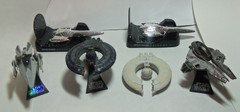 5 Vintage 1990’s Star Wars Die-Cast Metal & Plastic Figurines