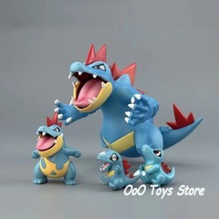 Pokémon Feraligatr Evolution Figure 3-11cm Anime PVC Collectible Toy Gift