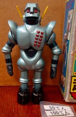 Vintage 1979 Popy Gantsu Sensei Chogokin GA-15 Heavy Die-Cast Metal 5″ Robot