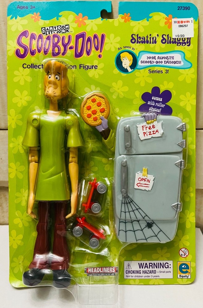 vintage 2001 Equity Marketing Scooby-Doo Skatin’ Shaggy Series 3 MOC