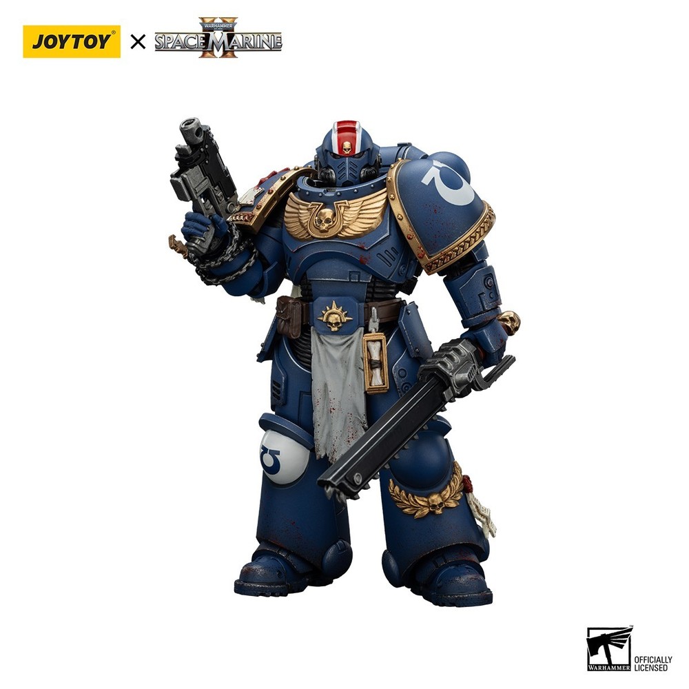 1PCS JOYTOY Warhammer 40K 1/18 Action Figure Ultramarines Titus Guilliman Model