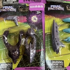 Final Faction Kharn Hive Class Drone Weapons Pack Synthoid Quake Shock Arms