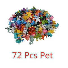144 Style Pokemon Figure Toys Anime Pikachu Action Figure Model Ornamental Decor