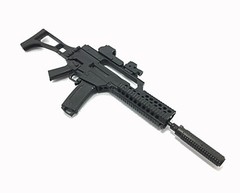 1/6 Scale G36 Heckler & Koch Assault Rifle German Toys Gun Model Action Figure
