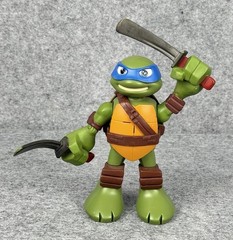 (3) Teenage Mutant Ninja Turtles Leonardo Action Figures Toys 2004/2012/2014
